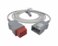 Connector for Compatible 3-lead with Respiratory Rate ECG Trunk Cable AHA (comparable to Bionet B-CBL-EP)