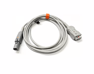 Connector for Compatible 3-lead with Respiratory Rate ECG Trunk Cable AHA (comparable to CASMed 01-02-0305)