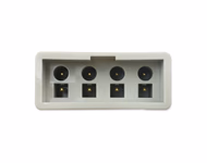 Compatible 4-lead ECG Trunk Cable AHA (comparable to Ivy Biomedical 590432) SKU: ET-4099(32)-AA-A