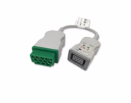 Connector for Compatible 5-lead ECG Extension Trunk Cable/Wire (comparable to GE Healthcare 33506)