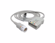 Connector for Compatible 5-lead with Defib-Proof (with Resist) ECG Trunk Cable IEC (comparable to Philips M1668A (OEM is AAMI/IEC))