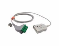 Connector for Compatible 5-lead with Respiratory Rate ECG Trunk Cable AHA (comparable to Fukuda Denshi CIO-07CTP-5NA)