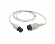 Compatible 3-lead ECG Extension Trunk Cable/Wire (for use with AAMI) Reusable SKU: EXT-3002-18