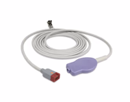 Connector for Compatible Fetal Leg Plate (DECG) Cable (2.5m) (comparable to Philips M1362B, Used with Qwik Connect Plus Spiral)