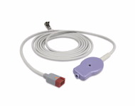 Compatible Fetal Leg Plate (DECG) Cable (2.5m) (comparable to Philips M1362B, Used with Qwik Connect Plus Spiral) SKU: FDELA-PH01-SGE