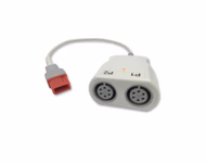 Connector for Compatible 2-Channel IBP Converter Cable (comparable to Spacelabs 700-0028-00, used with AAMI IBP Cable)