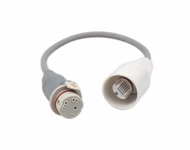 Compatible IBP Transducer Adapter (for use with Edwards, used with B.D., Transducer) Reusable, 0.3m SKU: IBPC-EW-BD03