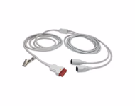 Connector for Compatible 2-Channel IBP Adapter Cable (comparable to GE Healthcare 2021196-003, used with Medex Logical, Transducer)