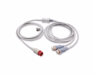 Connector for Compatible 2-Channel IBP Adapter Cable (for use with Mindray, used with B.D., Transducer)