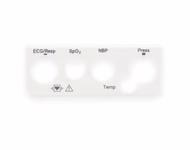 Compatible Front Bezel/Spo2 ECG NIBP IBP Temp Text (comparable to Philips, used for M3001A option A01C06/A01C18/A03C06/A03C18 ) 1 pcs/bag SKU: KLN-023-01
