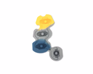 Compatible Silicone Buttons (comparable to Philips 451261016311-3, used for MP40/MP50) SKU: KLN-027-04