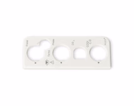 Compatible Front Connector Bezel/Text (comparable to Philips 451261024581, used for M3014A Option C10) 1 Unit/bag
Text C.O, CCO,CO2, P, P/T SKU: KLN-031-01