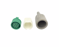 Compatible ECG Reception,12pin/5.0mm Cable Exit (comparable to: Kontron) Reusable, 1 / Pc SKU: KP-022/5