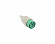Connector for Compatible ECG Reception,10 pins/5.0mm Cable Exit (comparable to: Siemens)
