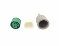 Compatible ECG Reception,10 pins/5.0mm Cable Exit (comparable to: Siemens) Reusable, 1 / Pc SKU: KP-030/5