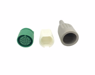Compatible ECG Reception,17 pins/ 5.0mm Cable Exit (comparable to: Spacelabs) Reusable, 1 / Pc SKU: KP-038/5