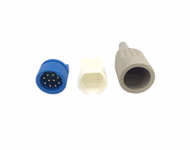 Compatible ECG Reception, 10pin/5.0mm Cable Exit (comparable to: Artema S&W) Reusable, 1 / Pc SKU: KP-081/5
