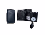 Aneroid Sphygmomanometer for Adult, 65mm diameter dial, ABS plastic case, PVC bulb, single tube, adult nylon cuff without iron ring, 54*14.5cm, PVC bladder pack of 1 SKU: KT-A012-A1