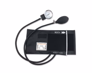 Aneroid Sphygmomanometer for Adult With 120g metal gauge, PVC bulb and adult nylon cuff without iron ring, 54*14.5cm, PVC bladder 1 pcs/box SKU: KT-A02-A