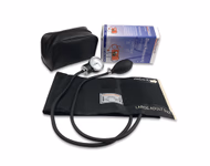 Connector for Aneroid Sphygmomanometer for Large Adult With 120g metal gauge, PVC bulb and adult nylon cuff without iron ring, 62*17.5cm, PVC bladder