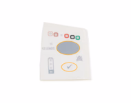 Compatible Front Overlay Label/AHA (comparable to Philips, used for M2601B, IntelliVue TRx M4841A/4851A) 1 /Pc SKU: M20-F090