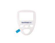 Compatible White Faceplate Label (4 buttons) (comparable to Welch Allyn71210-1000, used for  SureTemp Plus 692) 1 / pcs SKU: M20-F257