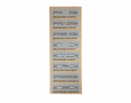 Compatible Leadwire Indication Label (comparable to GE Healthcare 2090125-001, used for CAM CONNECT 14) 1 / pcs SKU: M20-F260