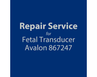 Repair service for Fetal Transducers Philips 867247 Repair with brand new replacement parts and calibrated. SKU: R3403