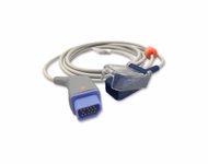 Connector for Compatible SpO2 Adapter Cable 3.0m (comparable to Nihon Kohden JL-650P, used with Nellcor OxiMax Sensors)