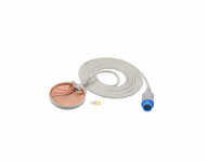 Compatible Cable Assembly With Top Case (comparable to Huntleigh, used for Sonicaid Ultrasound 8400-6920 / L ) 1 kit/bag SKU: SP-FUS-SC02-WS