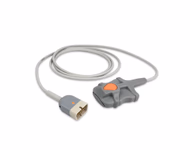 Compatible Adult Soft Tip SpO2 Sensor 1.6m (comparable to Nihon Kohden TL-631T3) Reusable SKU: SS-043-AS16
