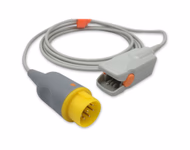 Compatible Adult Finger Clip SpO2 Sensor 3.0m (for use with MEK, Technology: Nellcor Oxismart) Reusable SKU: SS-080-AF30