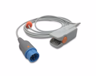 Compatible Adult Finger Clip SpO2 Sensor 3.0m (comparable to Infinium P02111, Technology: Nellcor Oxismart) Reusable SKU: SS-116-AF30