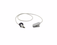 Compatible Adult Ear Clip SpO2 Sensor 1.0m (for use with Masimo, Technology: RAD G) Reusable SKU: SS-181RB-AE10
