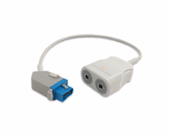 Compatible 2-Channel Temperature Adapter Cable 0.5m (comparable to Fukuda Denshi CJO-P01T-DA0.5, used with: 400 Series Probe) Reusable SKU: TA-FDA-2AD05