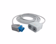 Compatible 2-Channel Temperature Adapter Cable 4.0m (comparable to Fukuda Denshi CJO-P01T-DA4.0, used with: 400 Series Probe) Reusable SKU: TA-FDA-2AD40