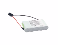 Connector for Compatible Ni-MH Battery, 6V, 1800mAh (comparable to Baxter 5601)