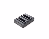 Compatible Dual Bay Battery Charger, comparable to Sunoptic SSL-3736-2 Used with Sunoptic LED Surgical Headlight series SKU: TNC-BAC001