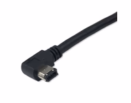 Connector for Compatible FireWire Cable, Left Angle, 10m, 32.8ft (comparable to USB FireWire RR-6L6S-396G)