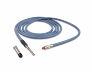 Compatible Fiber Optical Cable (comparable to: Stryker 0233-050-084, 5mm, autoclavable, 4.0 mm × 10 ft Non-Transparent Fiberoptic Light Cable) 4.0 mm × 10 ft Non-Transparent Fiberoptic Light Cable (Storz scope and Strkyer light source fittings, screw-on), Light source entrance temperature endurance260℃ SKU: TNC-GQX02