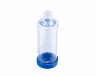 Blue Standerd Handheld Inhaler Spacer with Mouthpiece (w/out Mask) for Adult 175ML,anti-static, Blue, for Adult SKU: TNC-HSAMP