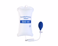 Pressure Infusion Bag 500 ml White Nylon, Single Tube with Piston Gauge Disposable, 1 Pc / Bag SKU: TNC-IBP-DPI500D