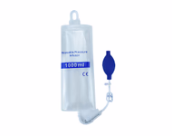 Pressure Infusion Bag 1000 ml Transparent TPU, Single Tube with Piston Gauge Reusable, 1 Pc / Bag SKU: TNC-IBP-RPI1000DT