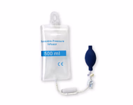 Pressure Infusion Bag 500 ml Transparent TPU, Single Tube with Piston Gauge Reusable, 1 Pc / Bag SKU: TNC-IBP-RPI500DT