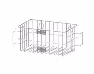 Compatible GCX 10M-0005-01 Basket w/Hooks for VHRC/RC, VHM Series Arm Basket with Cable Winder and Cable Hooks.  Features: 1) Storage for Cables, Blood Pressure Sphygmomanometer and Other Monitoring Accessories; 2) For 10 x 25-35mm Horizontal Rail-Maximum Load: 10 lb / 4.5 kg; 3) for VHM Series Arm or VHRC/RC Rear Rail-Maximum Load: 15 lb / 6.8 kg; 4) Inside Dimensions: 12.75"W x7.5"D x 5.9"H; Please note: Basket Only. The Wall Track is Mot Included. SKU: TNC-MB005