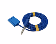 Connector for Compatible PVC Patient Return Electrode Cord 3m (comparable to Bovie A1202C)
