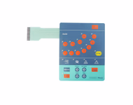 Compatible Panel Membrane Switch Keypad (for use with Primedic) used for Defibrillator Primedic Defi-Monitor Joule, Defi-Monitor Joule M240, DM10, DM30 SKU: TNC-PD-MS007