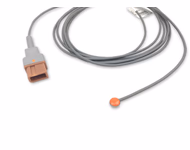 Compatible Adult Skin Surface Temperature Probe 3.0m (for use with Spacelabs) Reusable, 9.0mm Probe Disc SKU: TS-SL-AS30