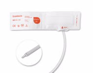Veterinary#4(7-13cm) 1-Tube White BP Cuff with Male Luer Slip Non-woven Fiber Disposable, Tubing/ 20cm SKU: BPDV-14WS-W05P
