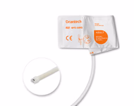 Orantech Adult 27.5-36.5cm 1-Tube White BP Cuff with Male Submin Non-woven Fiber Disposable, Tubing/ 20cm, 10 pcs/bag SKU: BPD-50WS-W10